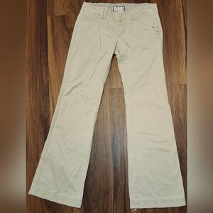 Y2K Women's Sz 2R Abercrombie & Fitch Low Rise Wide Leg Khakis in Great Cond.
